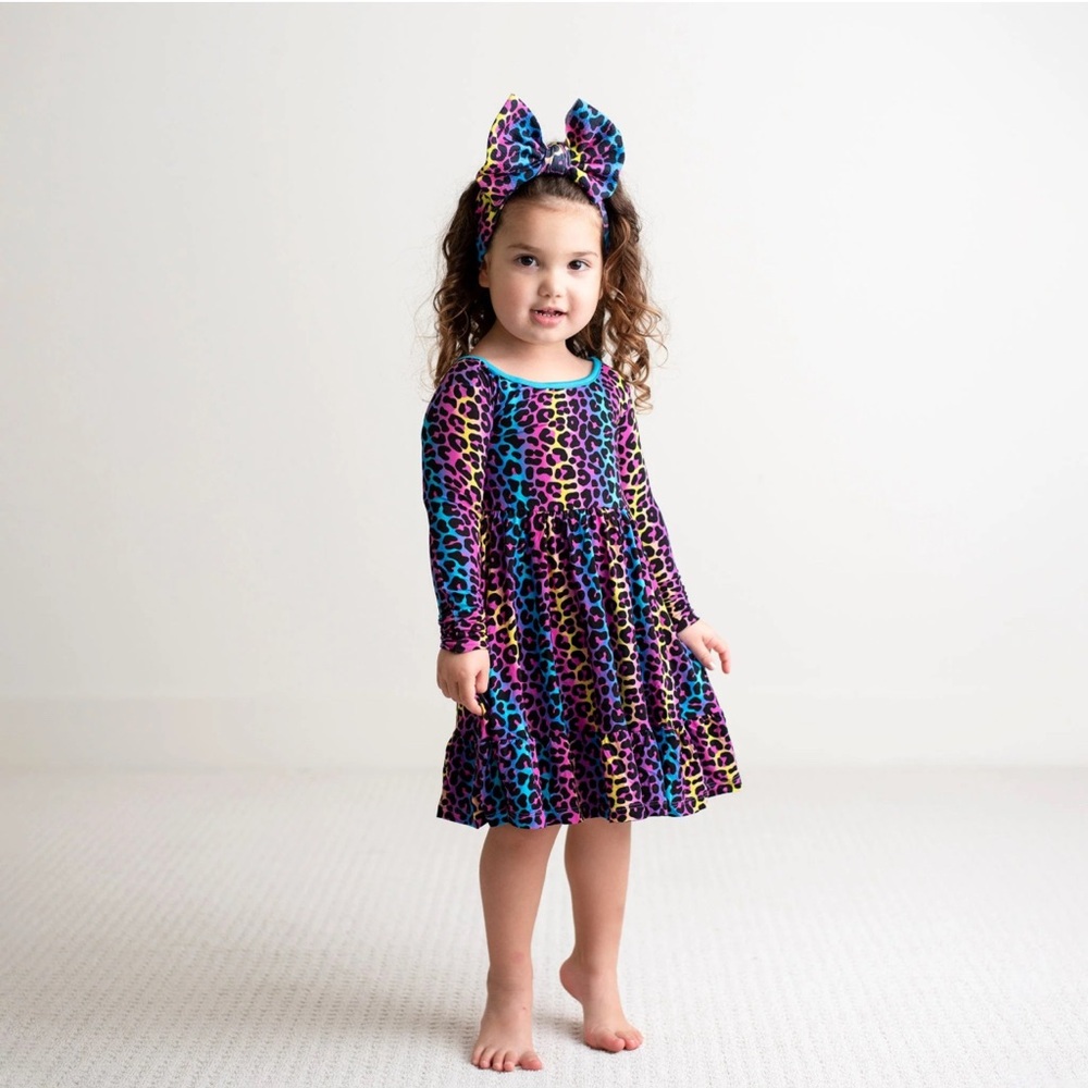 Livin' La Cheetah Loca Girls Dress & Shorts Set